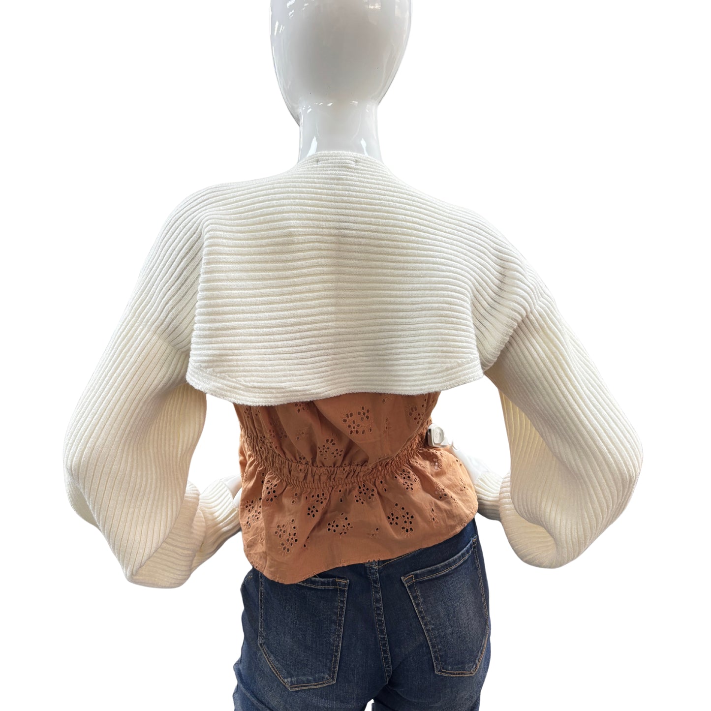 Women Long Sleeve Knit Bolero