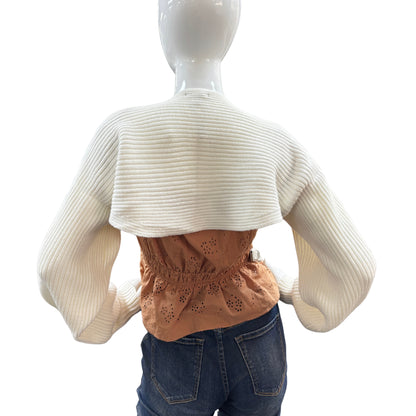 Women Long Sleeve Knit Bolero