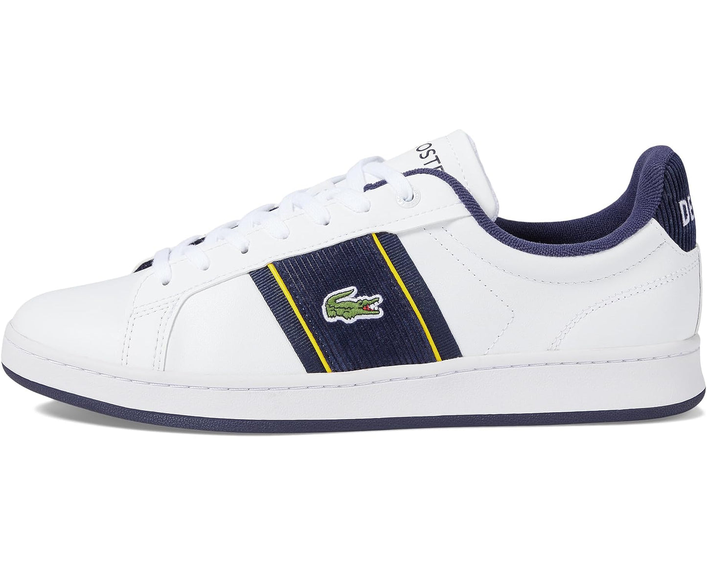 Lacoste Carnaby Pro Tonal Leather Sneakers In White | MYER