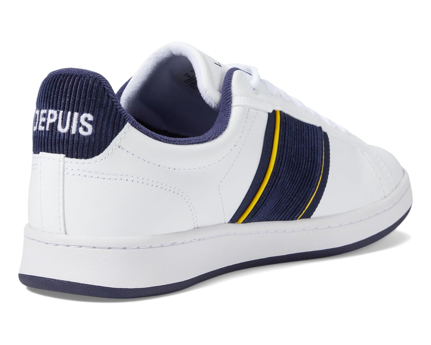 LACOSTE Men's Carnaby Pro Leather Sneakers - White/Navy