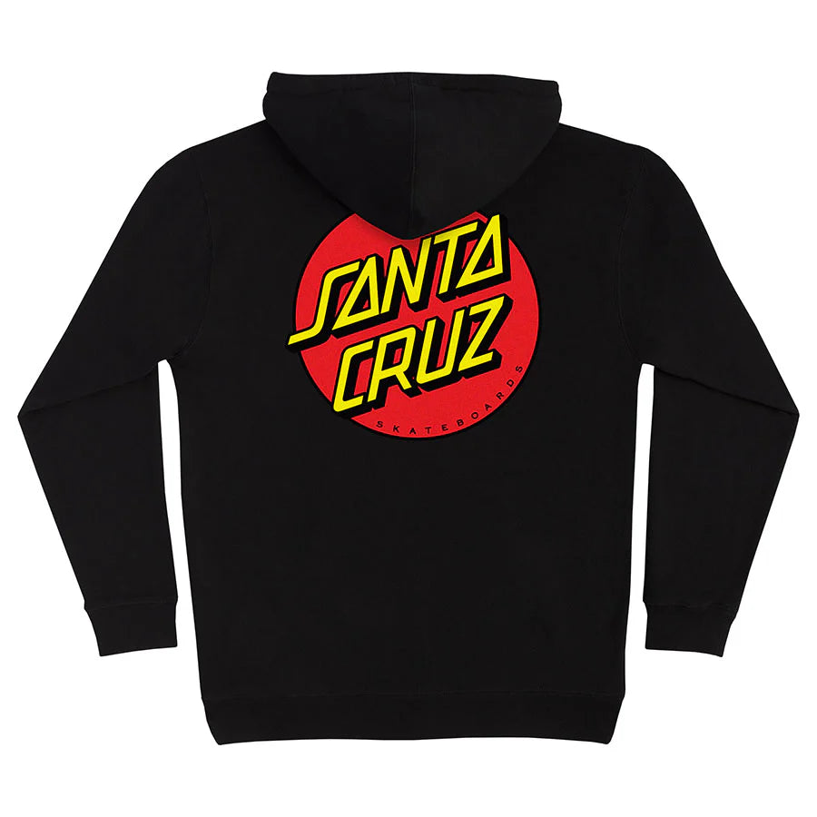 SANTA CRUZ Classic Dot Hoodie - Black