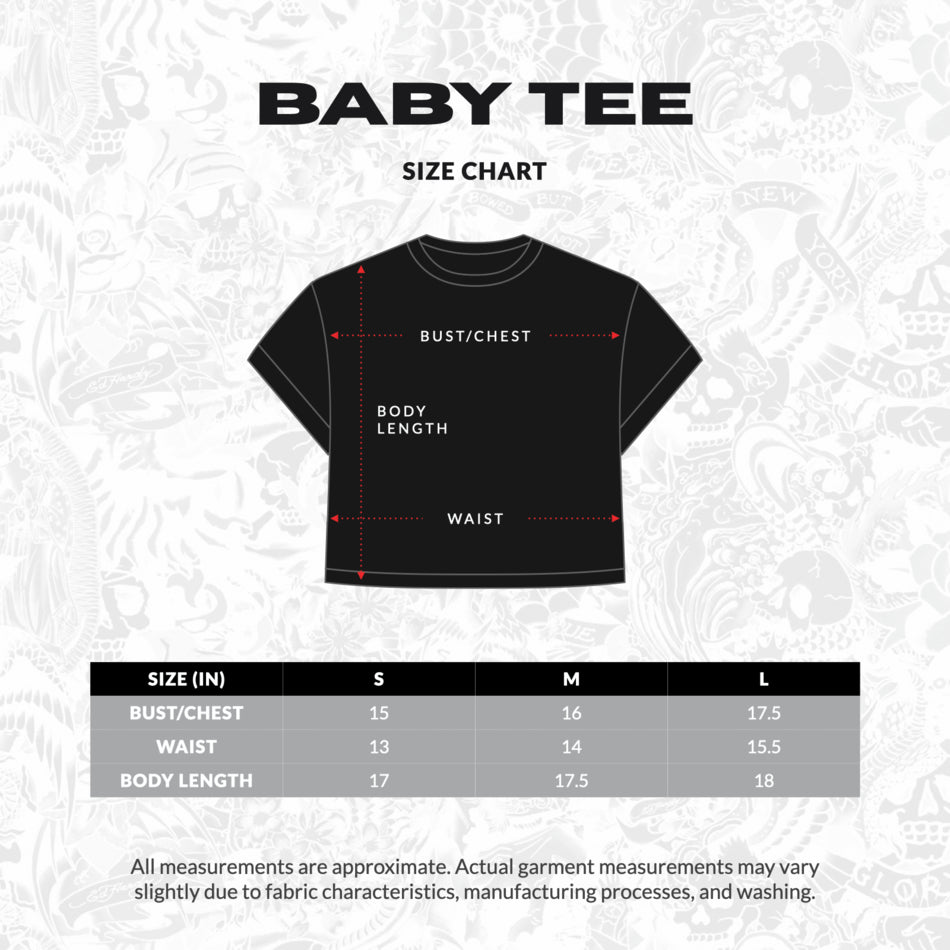 ED HARDY Honor Heart Baby Tee