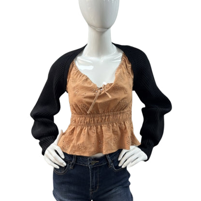 Women Long Sleeve Knit Bolero