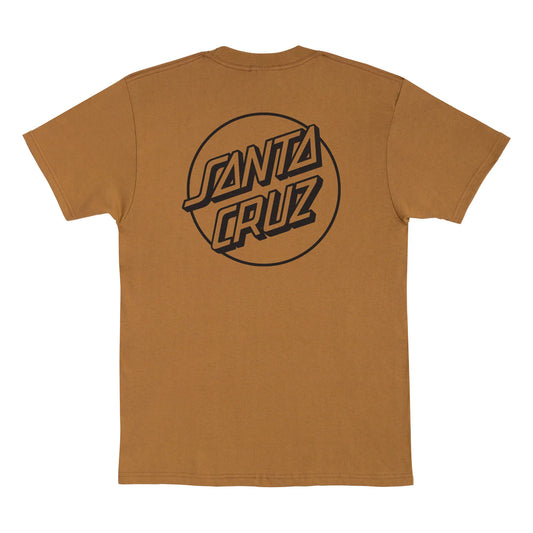 SANTA CRUZ Opus Dot Mens Graphic T-Shirt - Brown