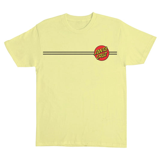 SANTA CRUZ Classic Dot Mens Graphic T-Shirt - Yellow