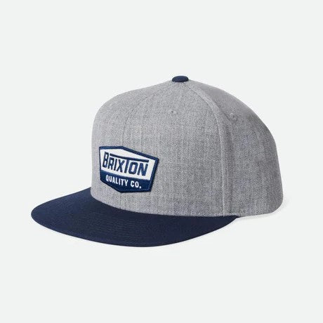 BRIXTON Regal MP Snapback Hat - Heather Grey