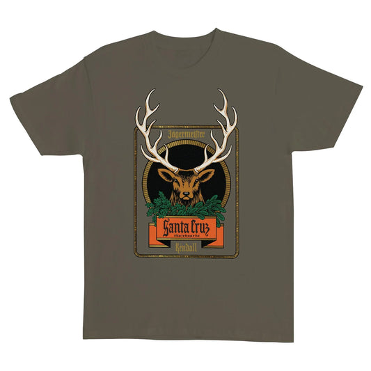 SANTA CRUZ Jägermeister Kendall Deer Mens Graphic T-Shirt