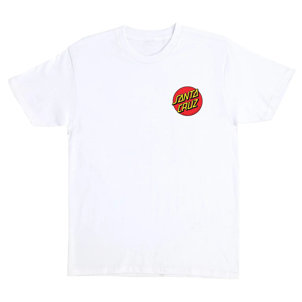 SANTA CRUZ Meek Slasher Mens Graphic T-Shirt - White