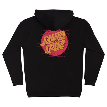 SANTA CRUZ Scrawl Brick Dot Graphic Hoodie