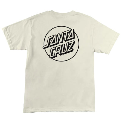 SANTA CRUZ Opus Dot Mens Graphic T-Shirt - Cream