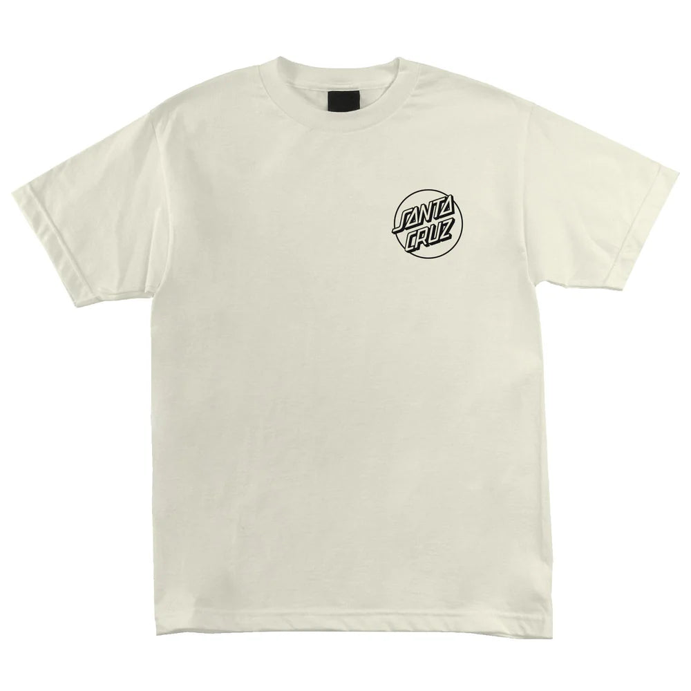 SANTA CRUZ Opus Dot Mens Graphic T-Shirt - Cream