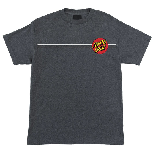 SANTA CRUZ Classic Dot Mens Graphic T-Shirt - Charcoal