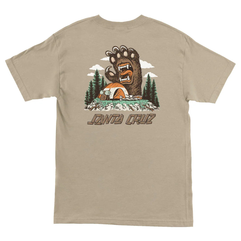 SANTA CRUZ Screaming Grizzly Mens Graphic T-Shirt