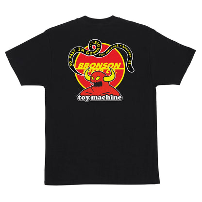 Santa Cruz Bronson x Toy Machine Graphic T-Shirt - Black