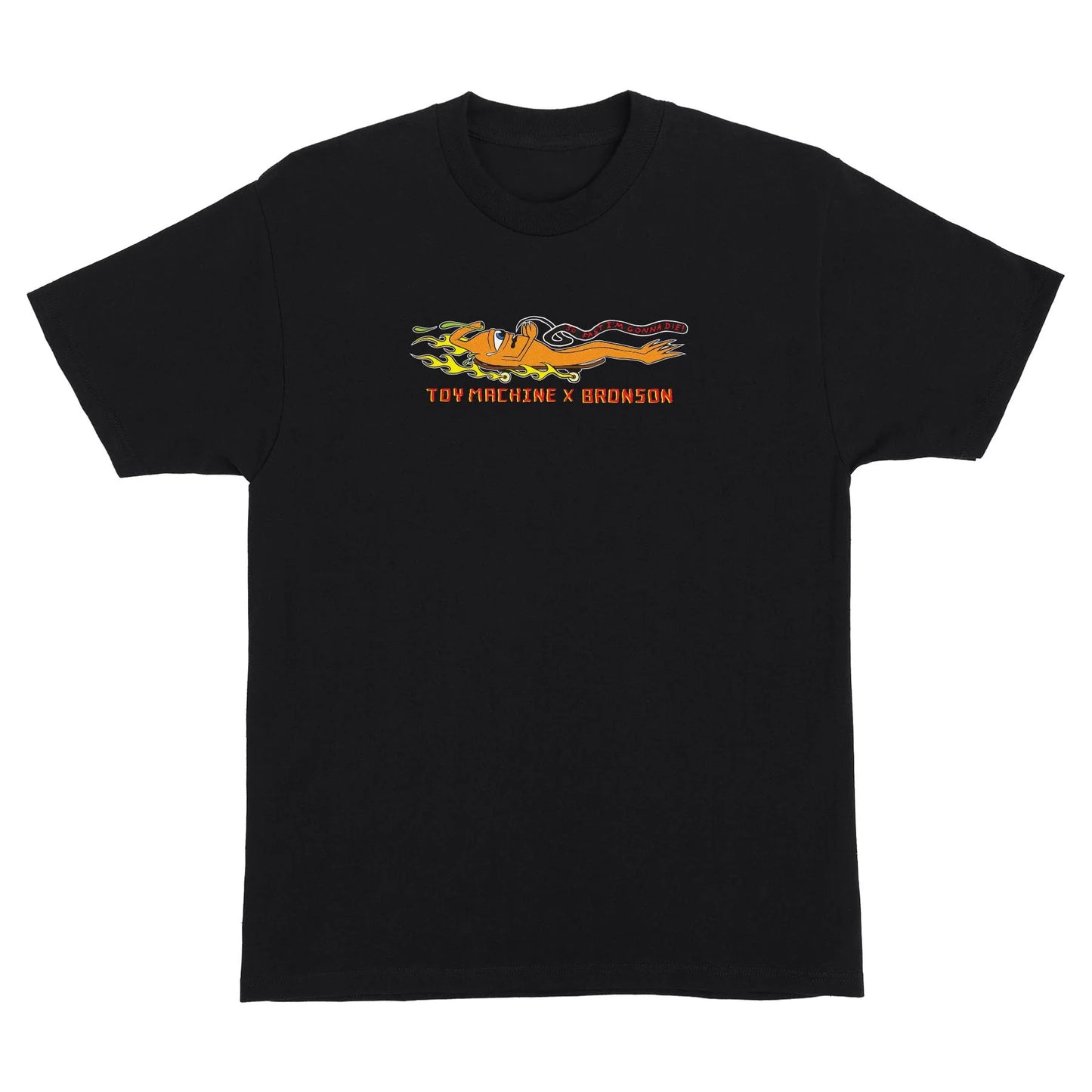 Santa Cruz Bronson x Toy Machine Graphic T-Shirt - Black