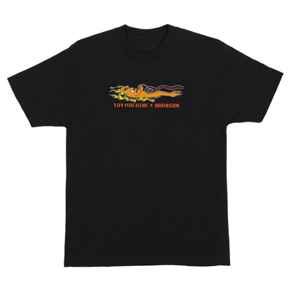 Santa Cruz Bronson x Toy Machine Graphic T-Shirt - Black