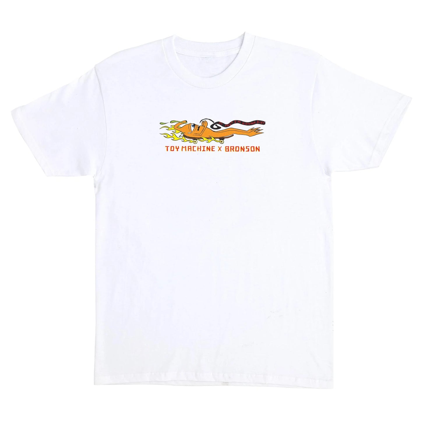 Santa Cruz Bronson x Toy Machine Graphic T-Shirt - White