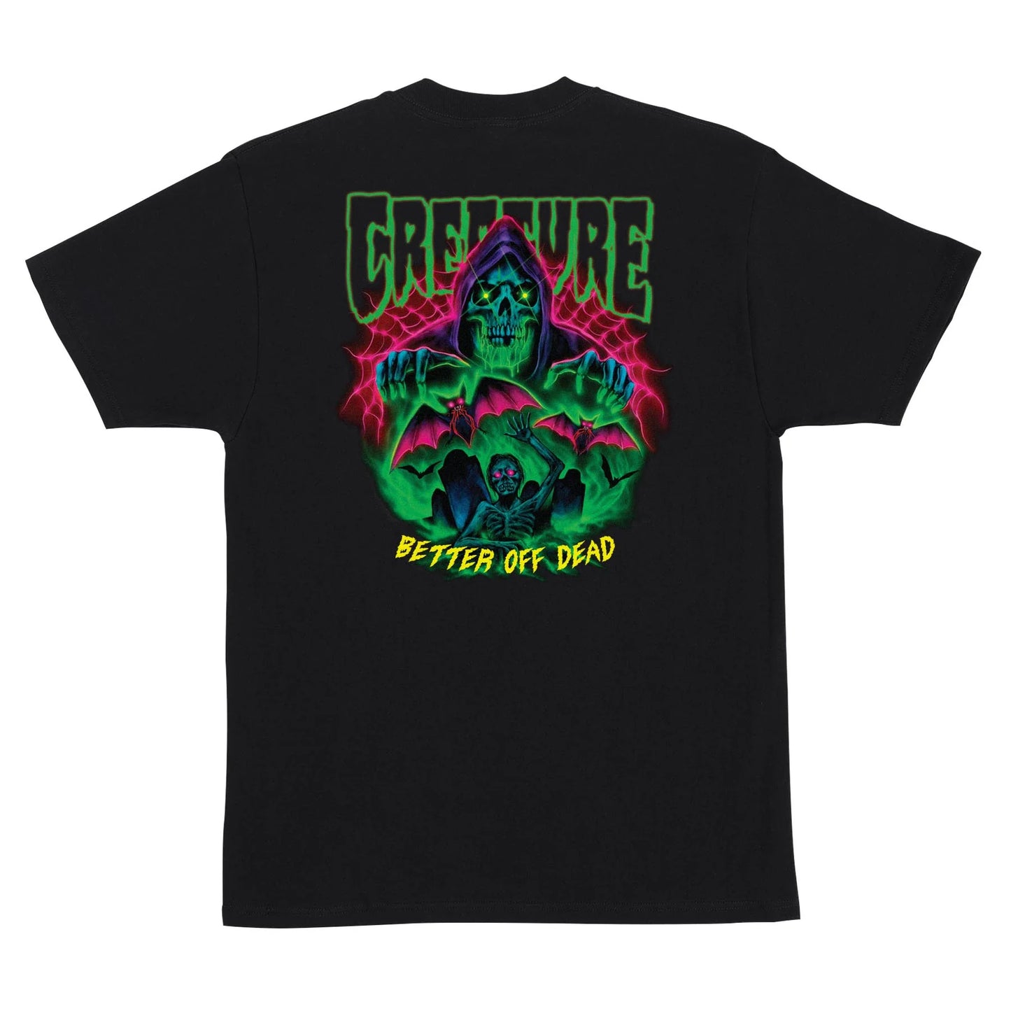 Santa Cruz Hellbound Mens Creature Graphic T-Shirt - Black