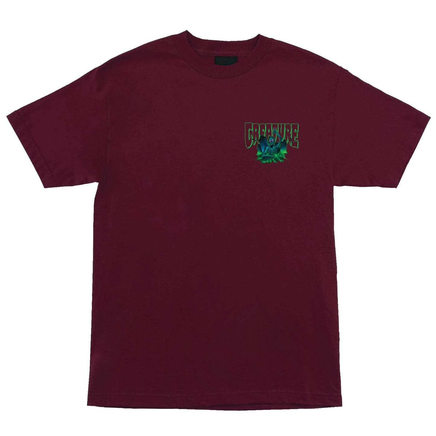 Santa Cruz Hellbound Mens Creature Graphic T-Shirt - Burgundy