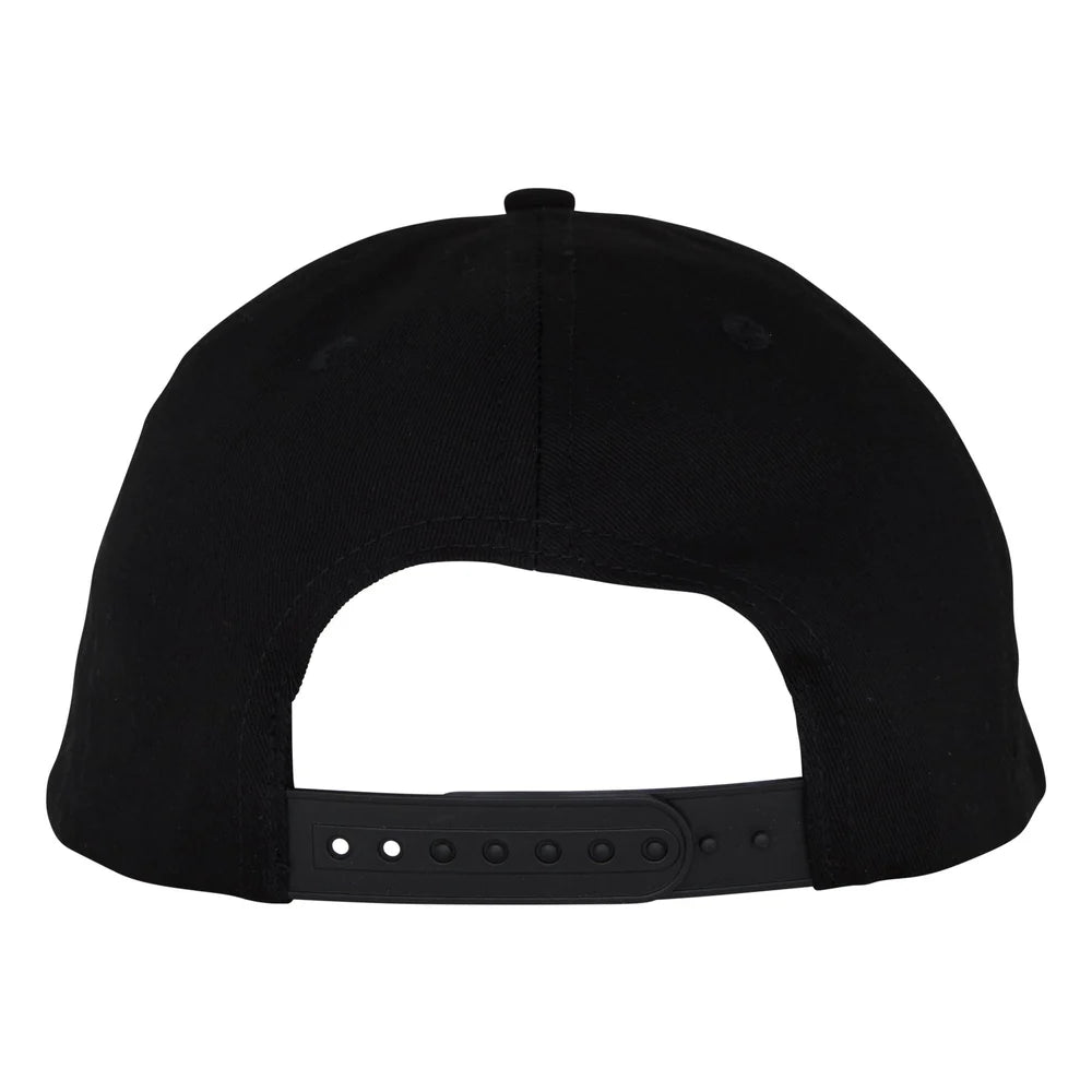 SANTA CRUZ Flamed Ring Dot Snapback Hat - Black