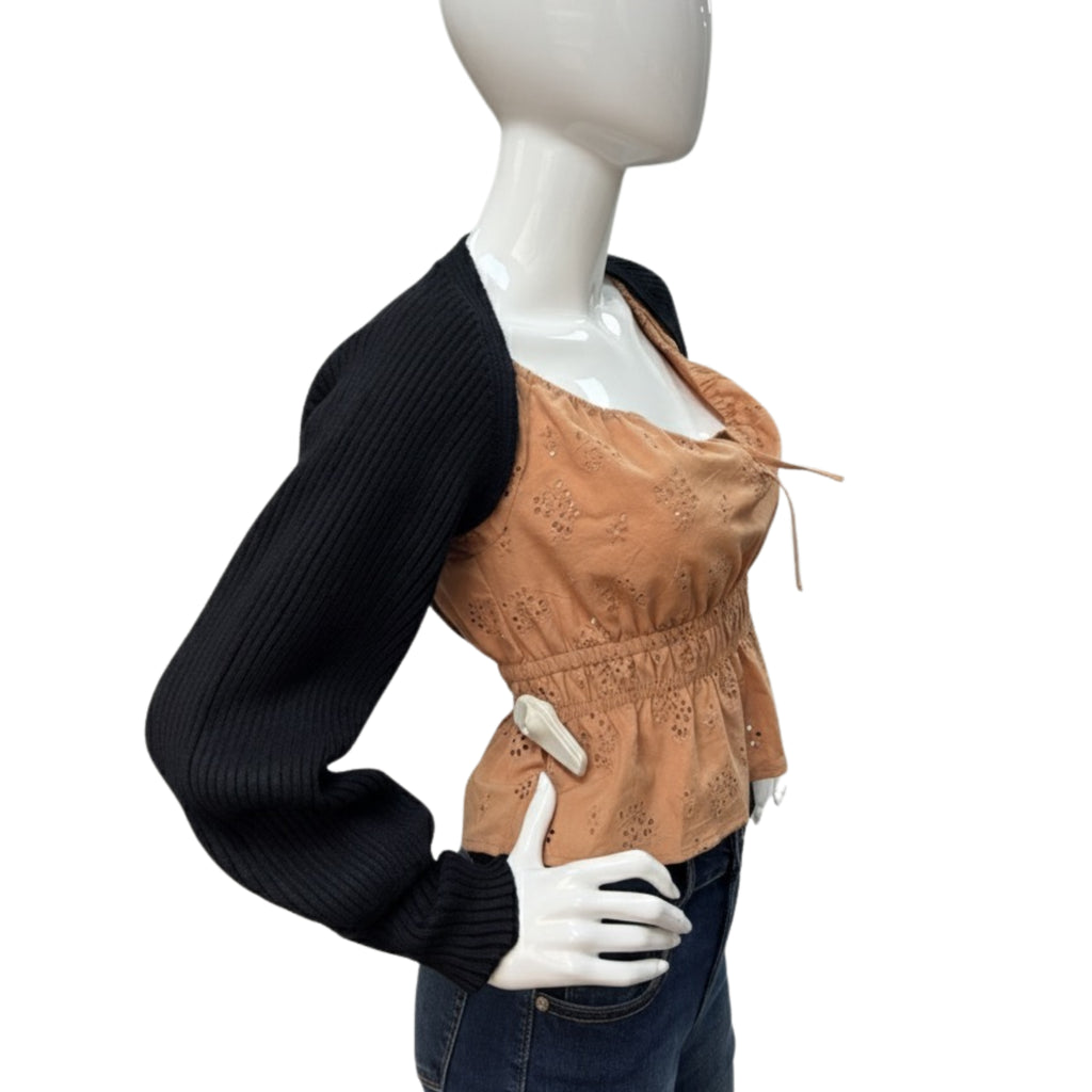 Women Long Sleeve Knit Bolero
