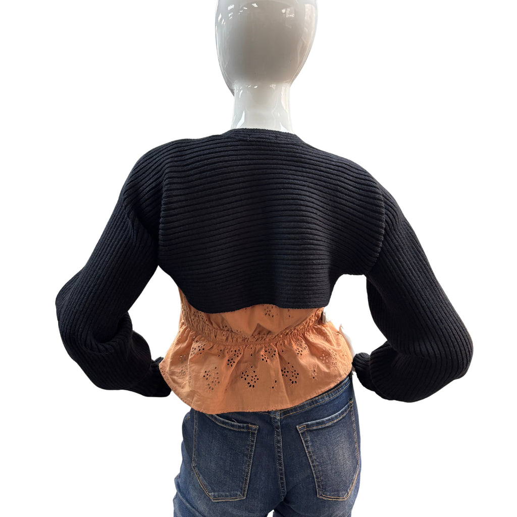 Women Long Sleeve Knit Bolero
