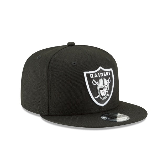 NEW ERA NFL Las Vegas Raiders Black and White 9FIFTY Snapback