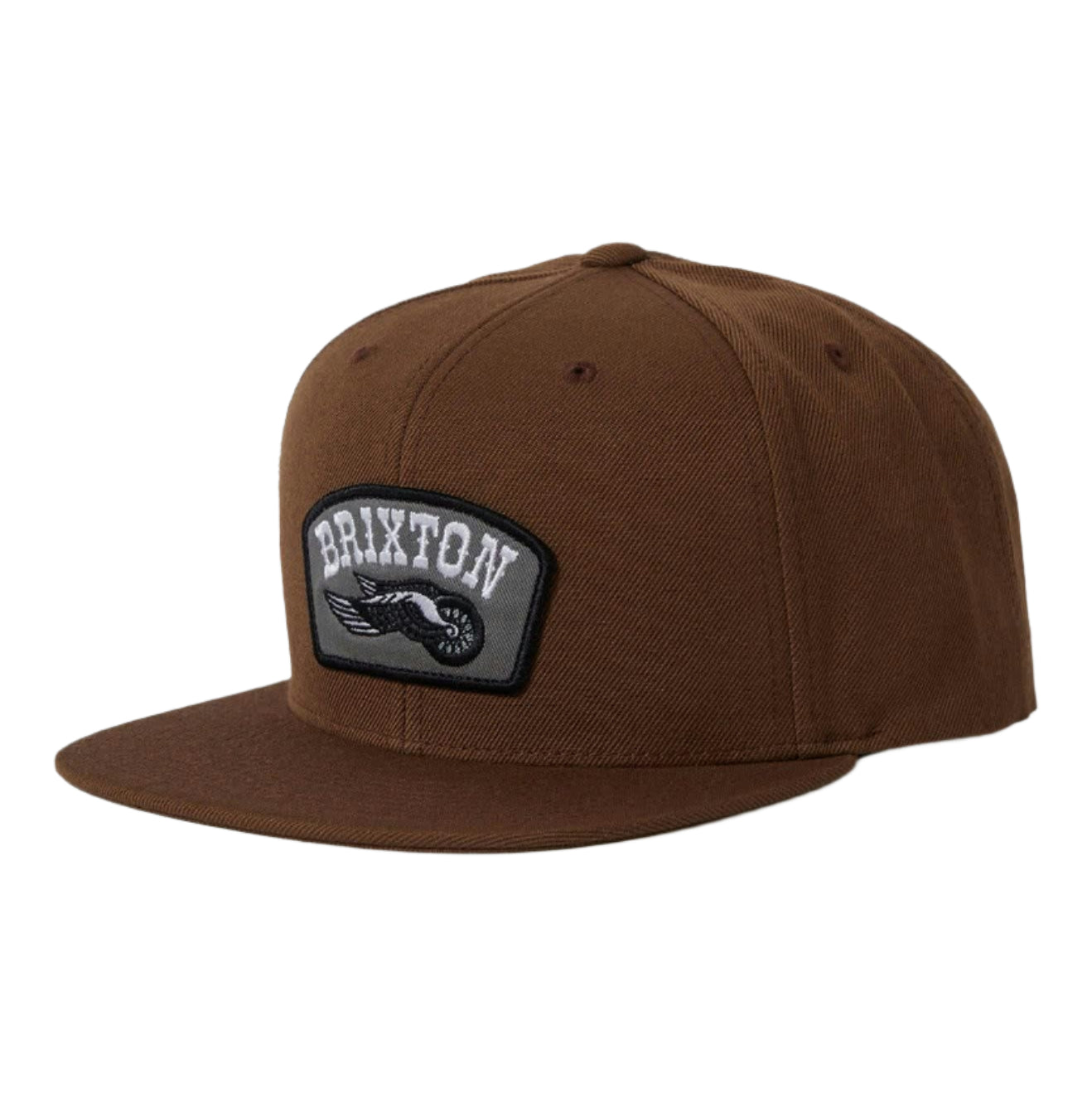 BRIXTON Roller Snapback Hat - Brown