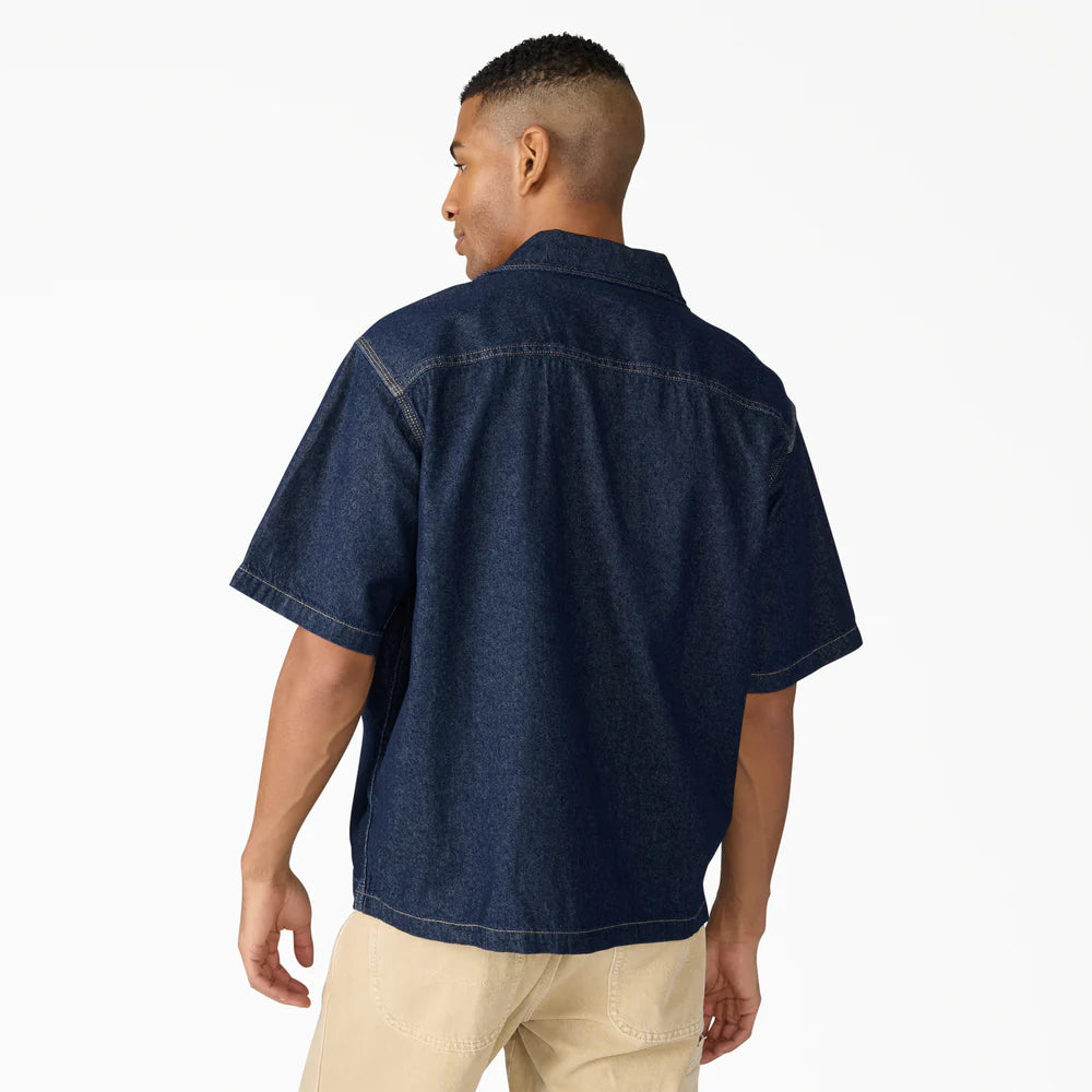 DICKIES Denim Button Down Over Size S/S