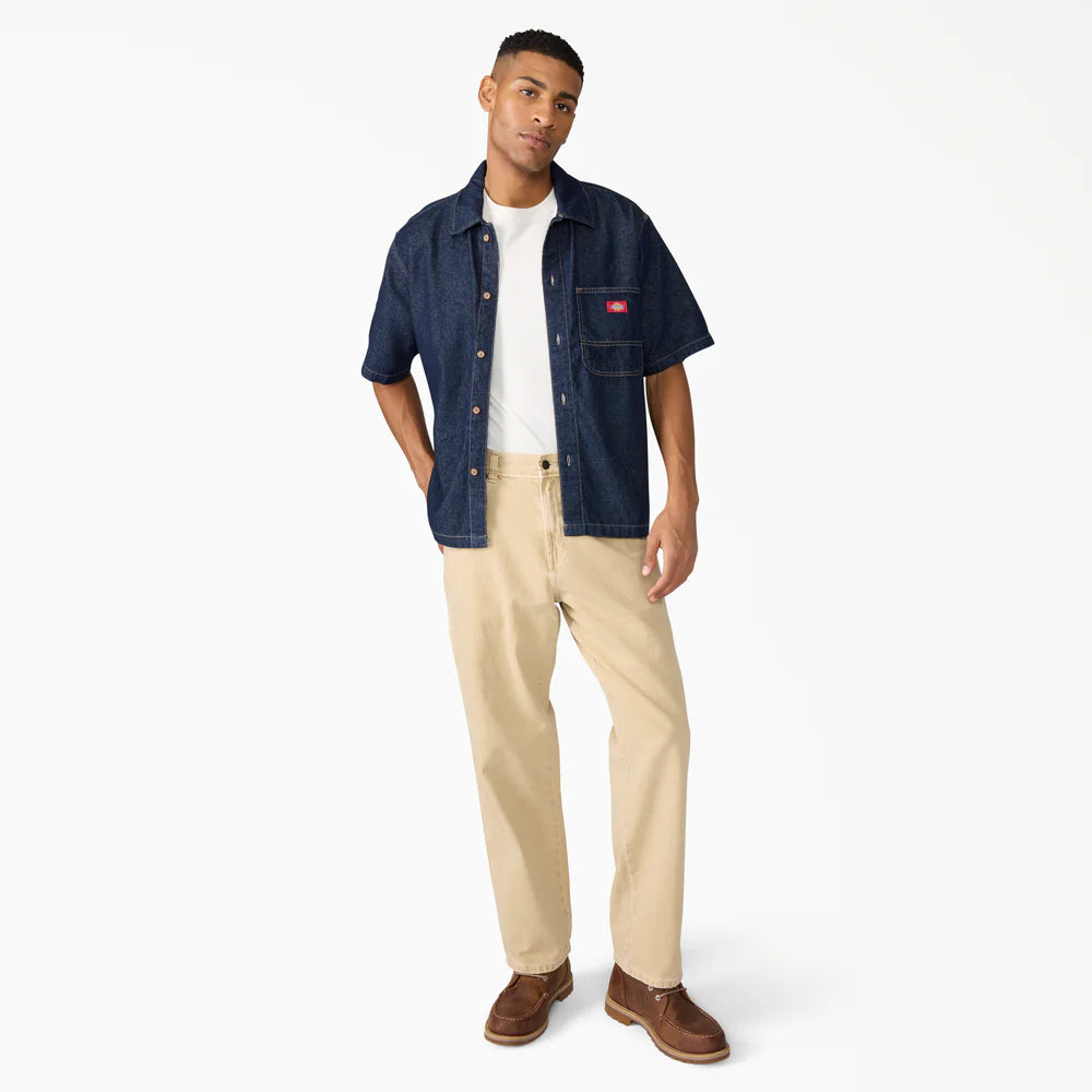 DICKIES Denim Button Down Over Size S/S