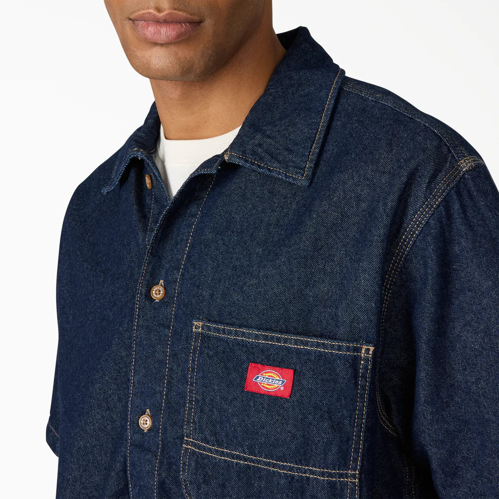 DICKIES Denim Button Down Over Size S/S