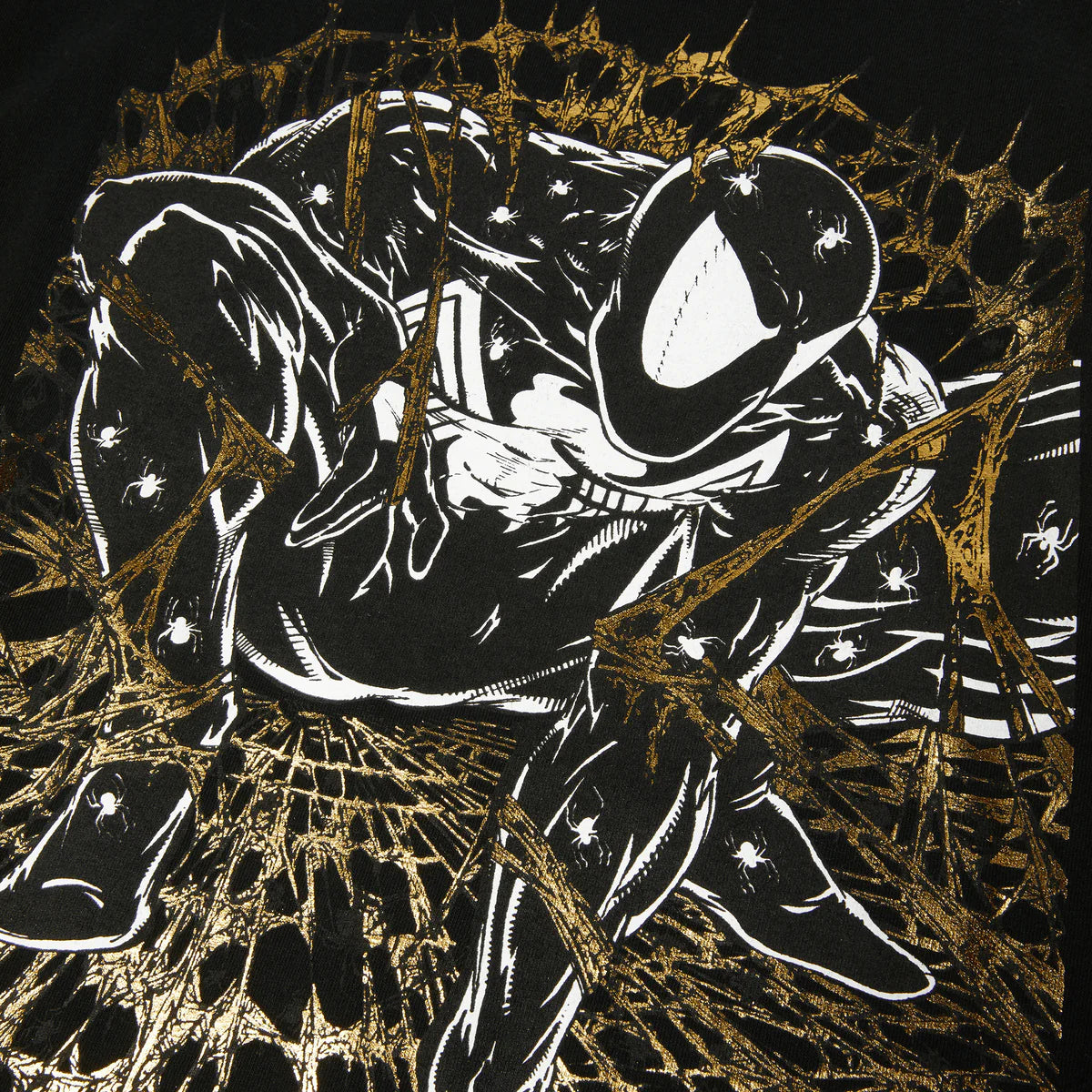 HUF x Marvel Spider-Man Arachknight Gold T-Shirt