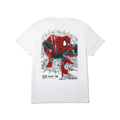 HUF X MARVEL コレクション スパイダーマン ムーディー Tシャツ HUF x Marvel Spider-Man Black T-Shirt | Zumiez