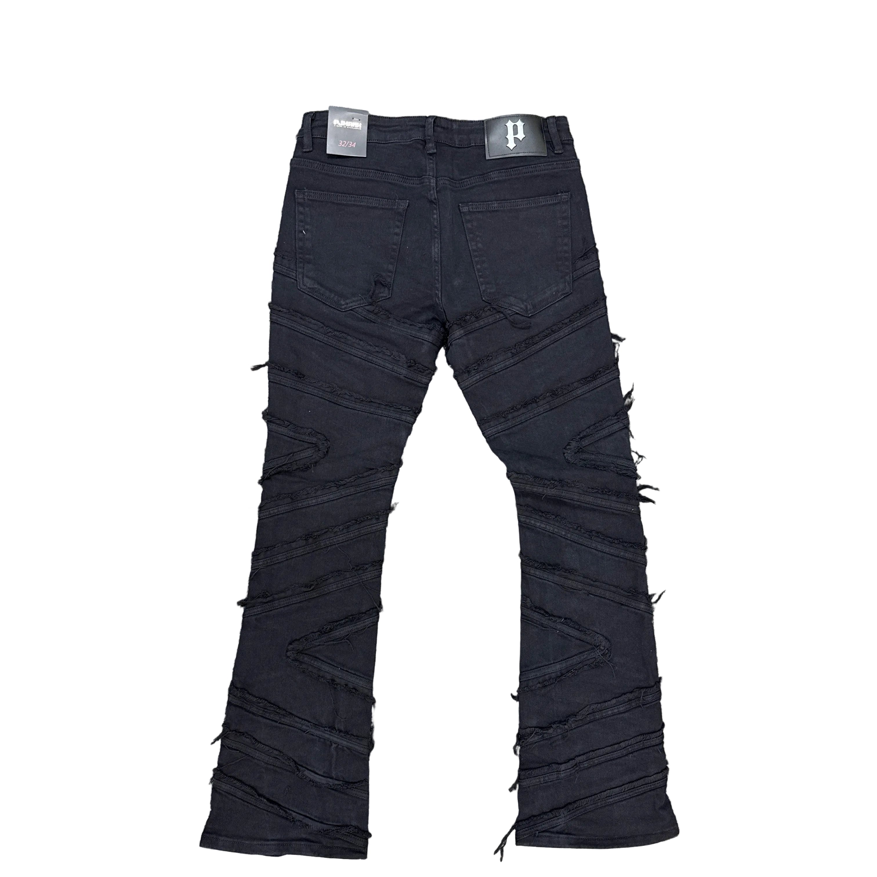 BLEEKER & MERCER Studded Stacked Fit Pants