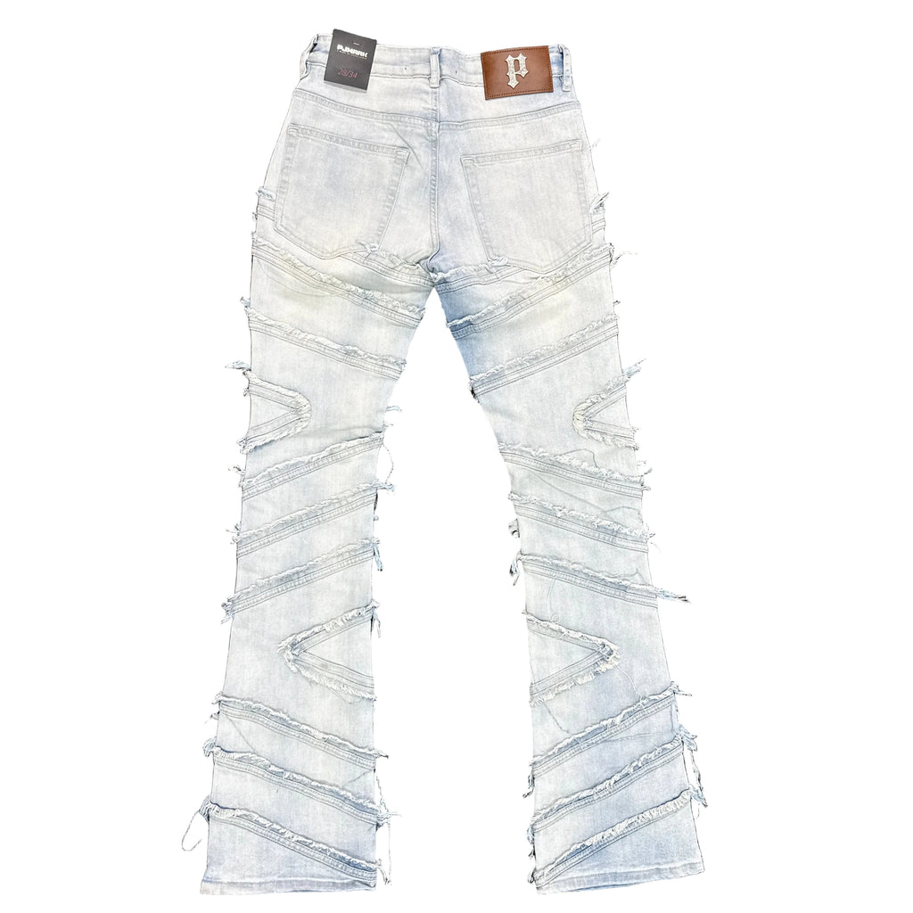 BLEEKER & MERCER Studded Stacked Fit Pants