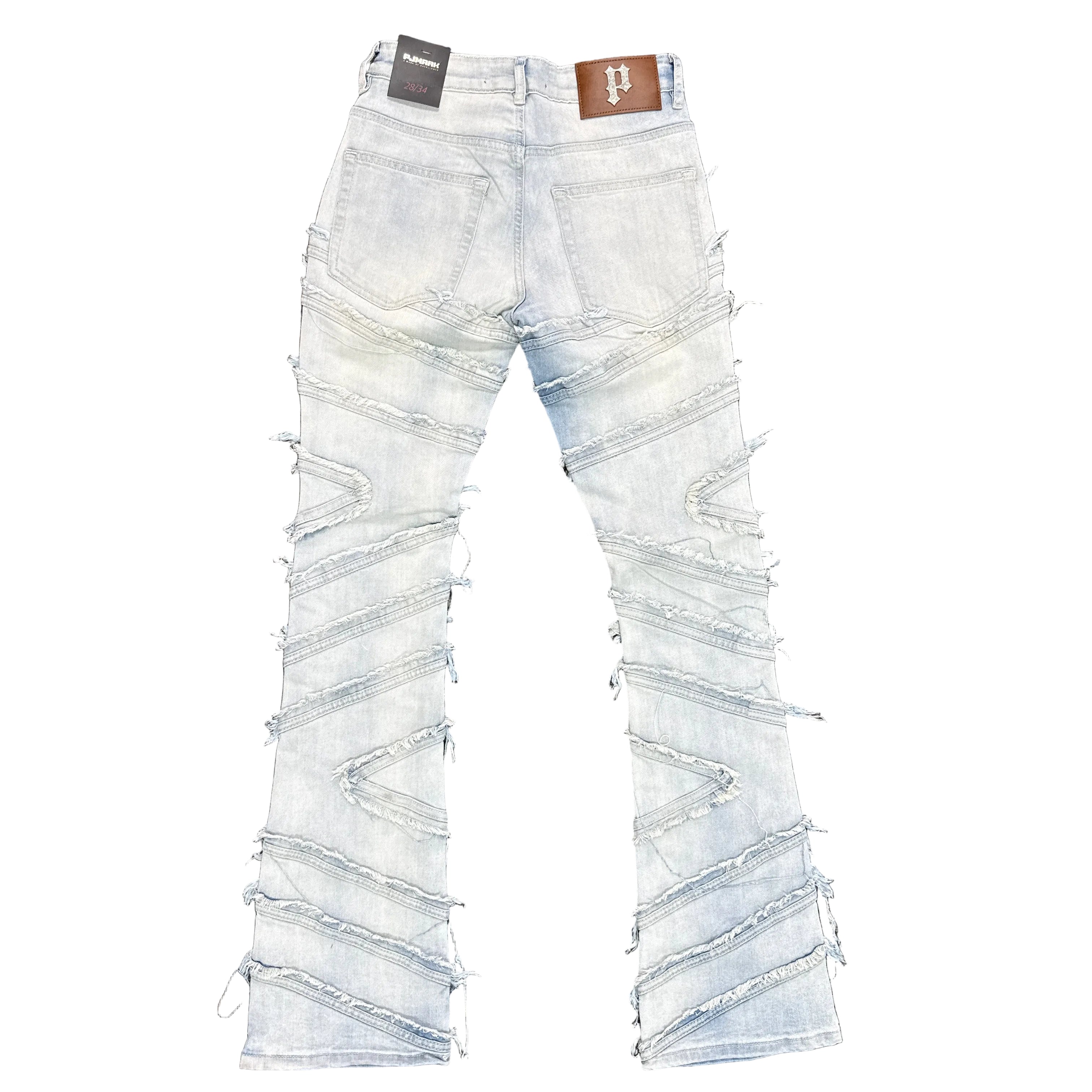 BLEEKER & MERCER Studded Stacked Fit Pants