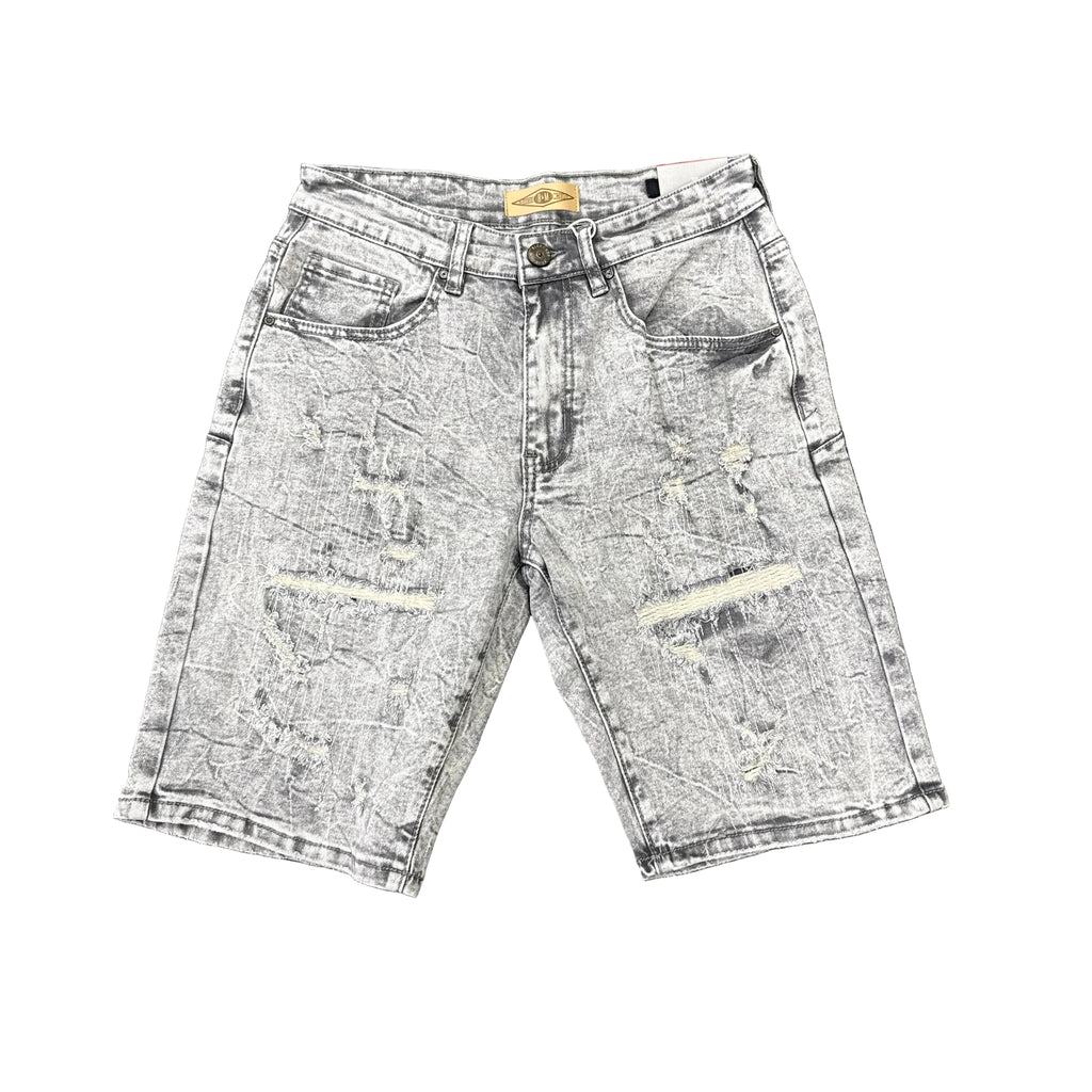 BLEEKER & MERCER Distressed Shorts
