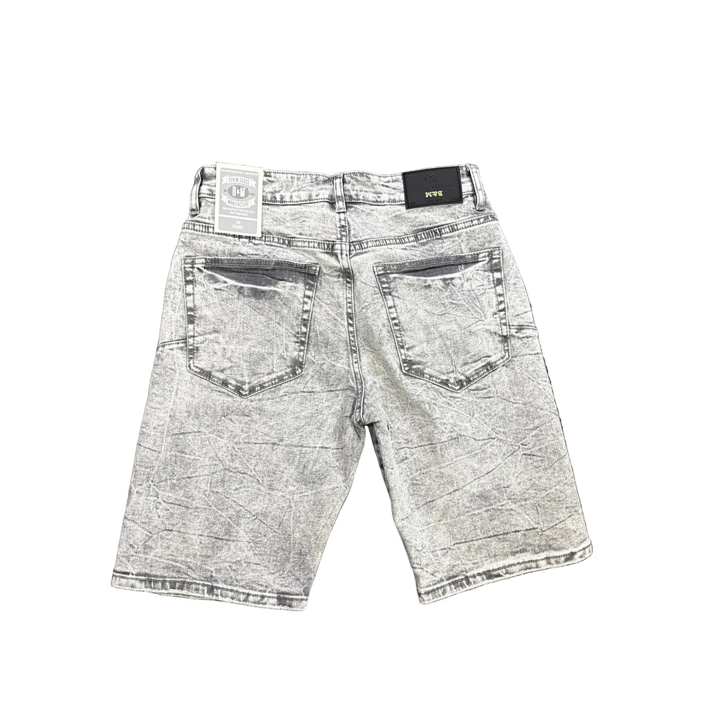 BLEEKER & MERCER Distressed Shorts