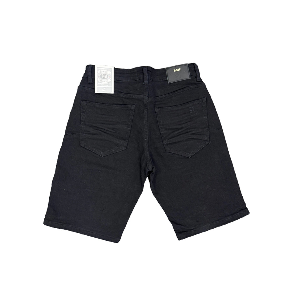BLEEKER & MERCER Distressed Shorts