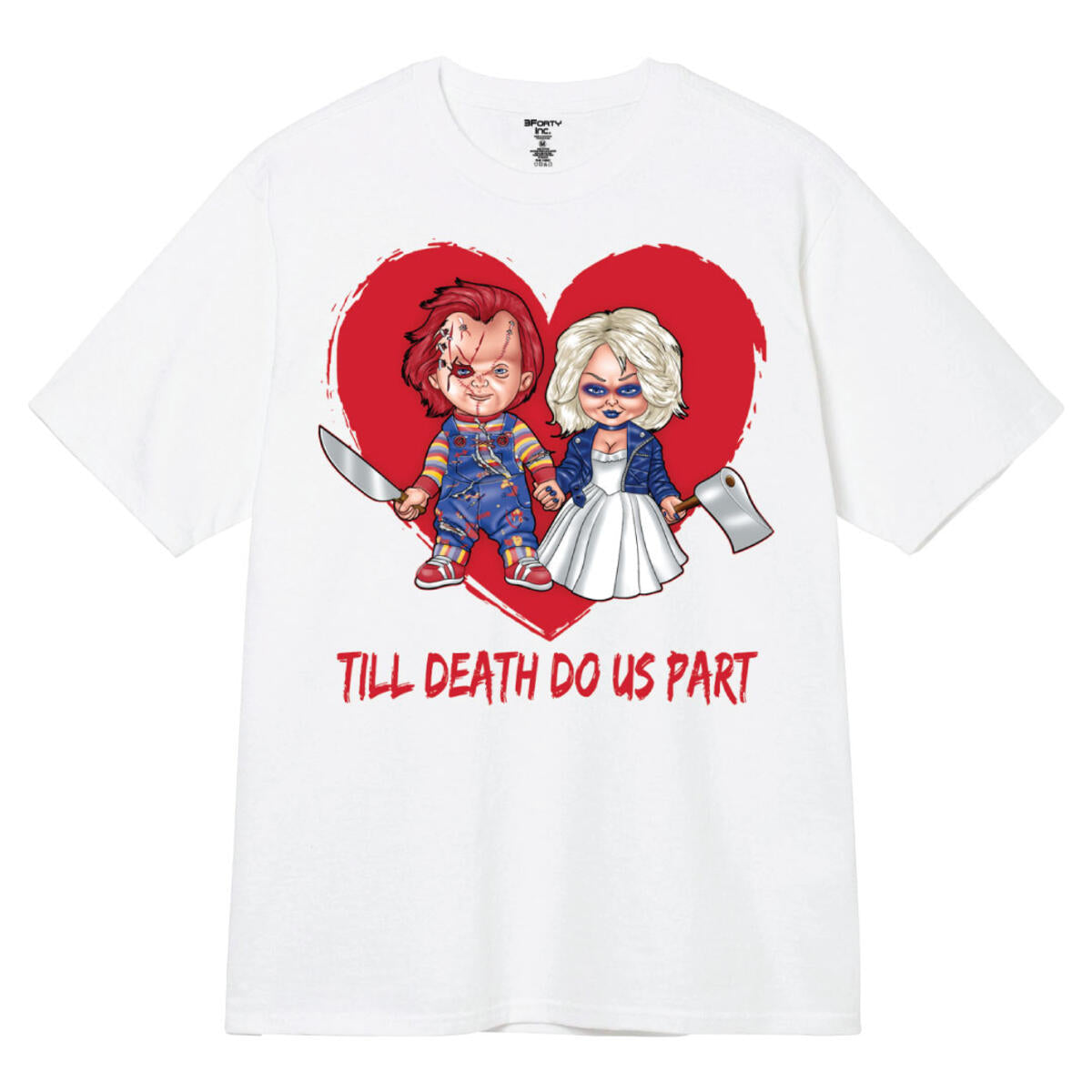 3FORTY Till Death Do Us Part Chucky Graphic Tee