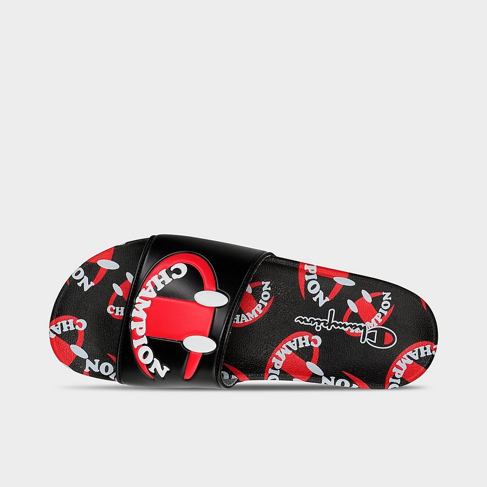 Champion ipo repeat black slide sandals online