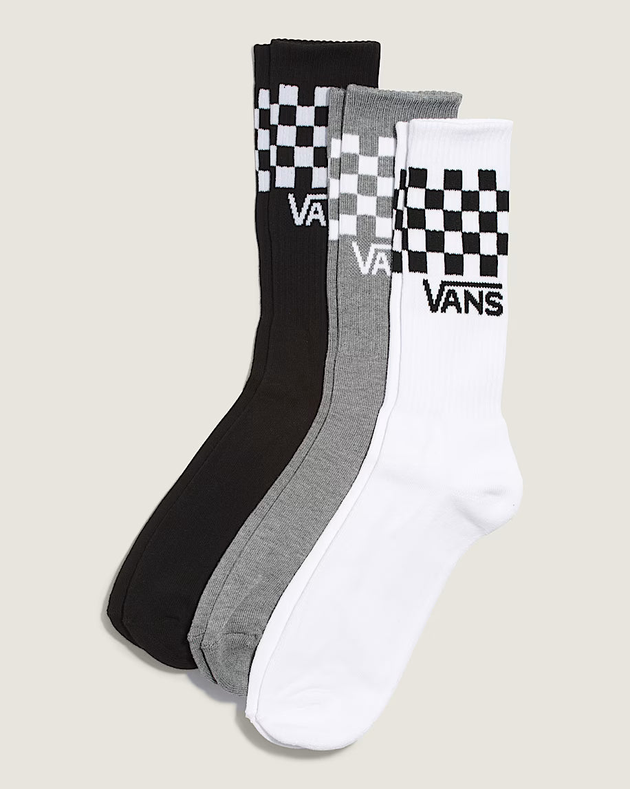 VANS Classic Check Crew Socks 3-Pack