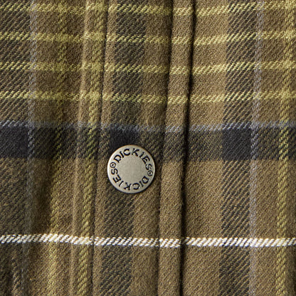 DICKIES Water Repellent Fleece-Lined Flannel Shirt Jacket