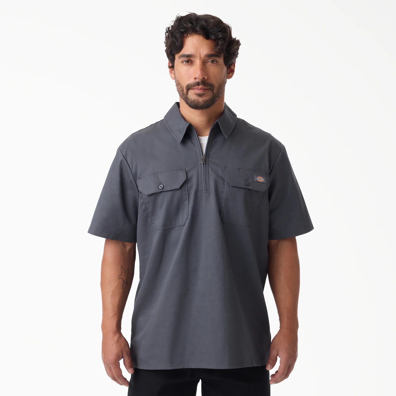 DICKIES 1/4 Zip Work Shirt