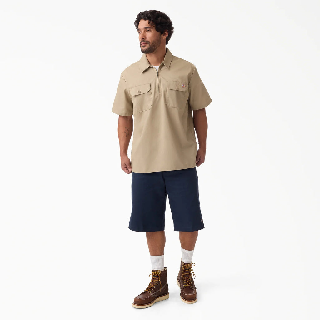 DICKIES 1/4 Zip Work Shirt