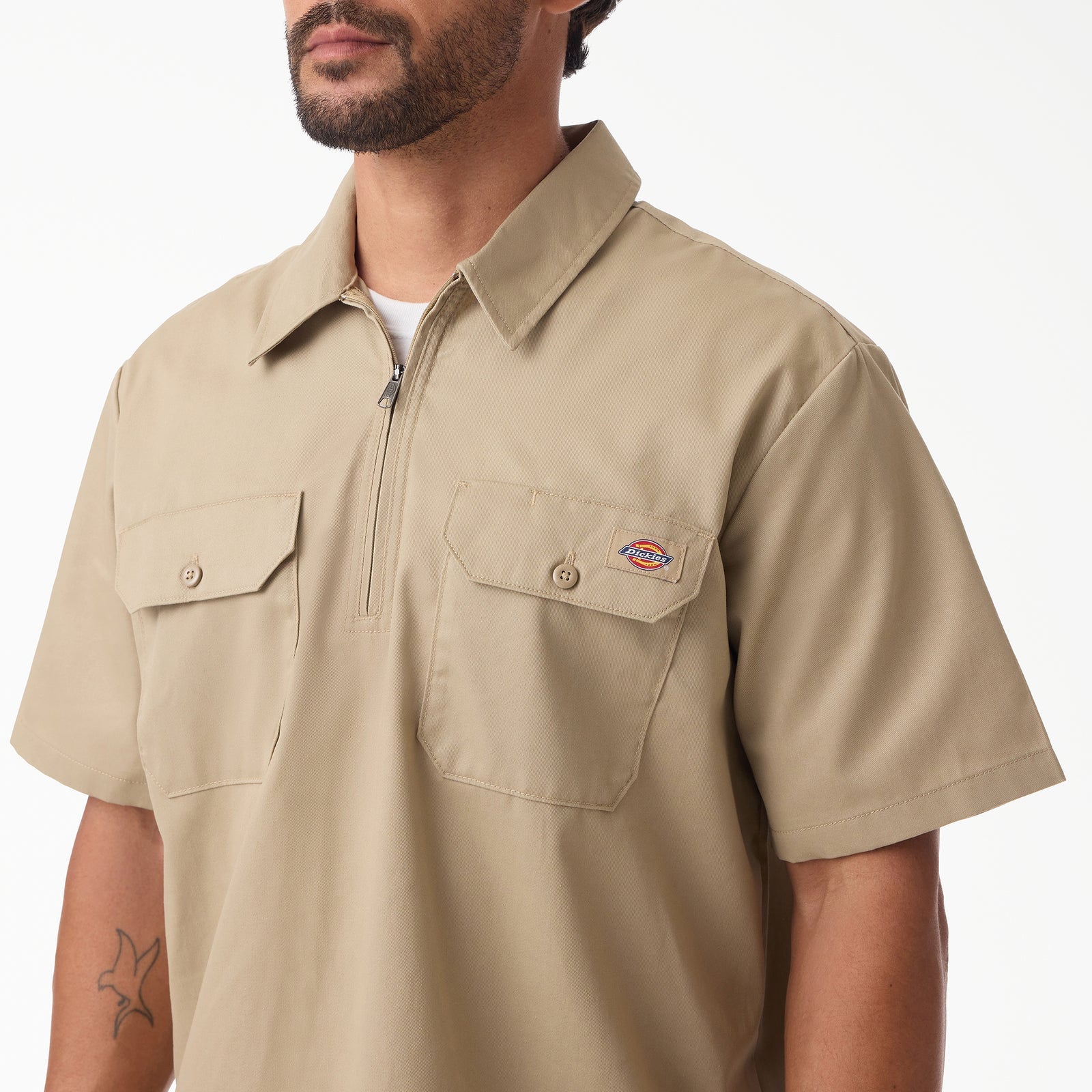 DICKIES 1/4 Zip Work Shirt