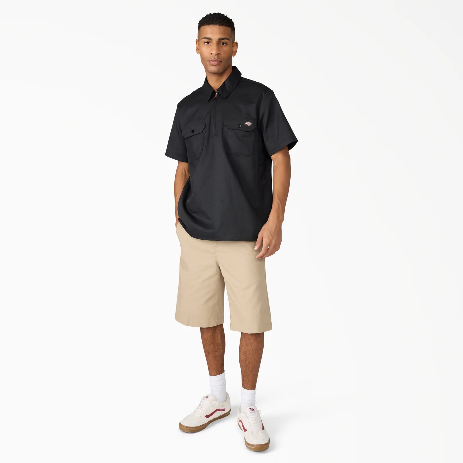 DICKIES 1/4 Zip Work Shirt