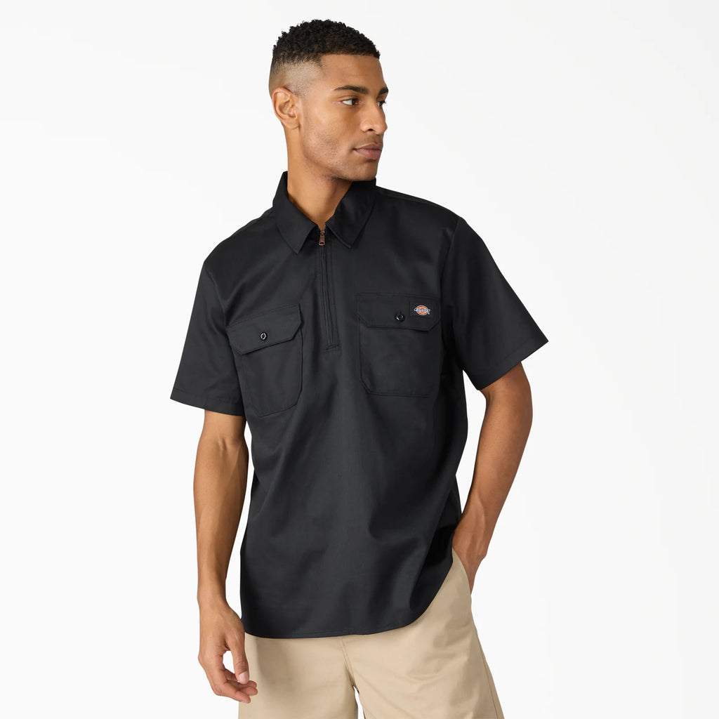 DICKIES 1/4 Zip Work Shirt