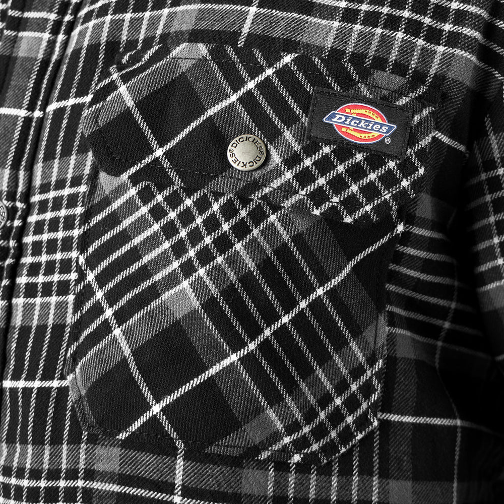 DICKIES Water Repellent Fleece-Lined Flannel Shirt Jacket