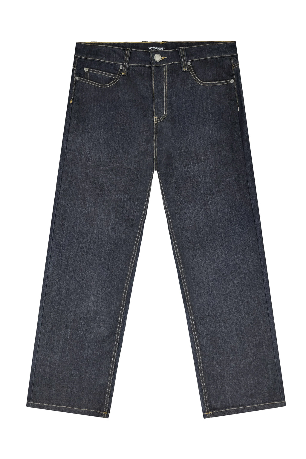 VICTORIOUS Essential Baggy Raw Denim Jeans